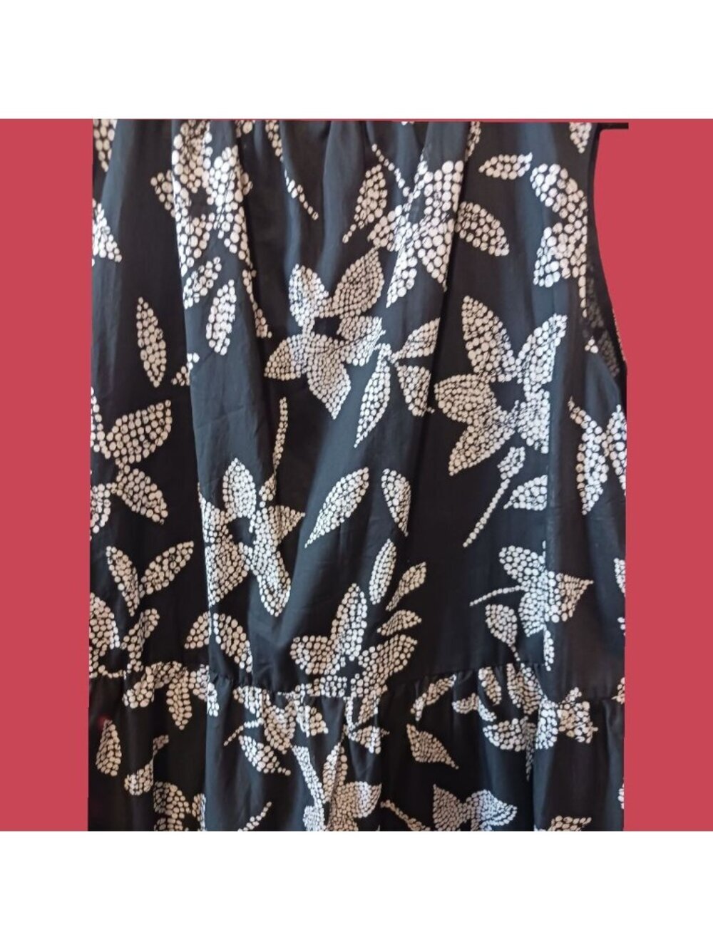 Steve Madden Sunny Disposition Babydoll Dress In Faded Blk XXLarge - Picture 7 of 9